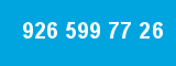 926 599 77 26 926 599 77 26